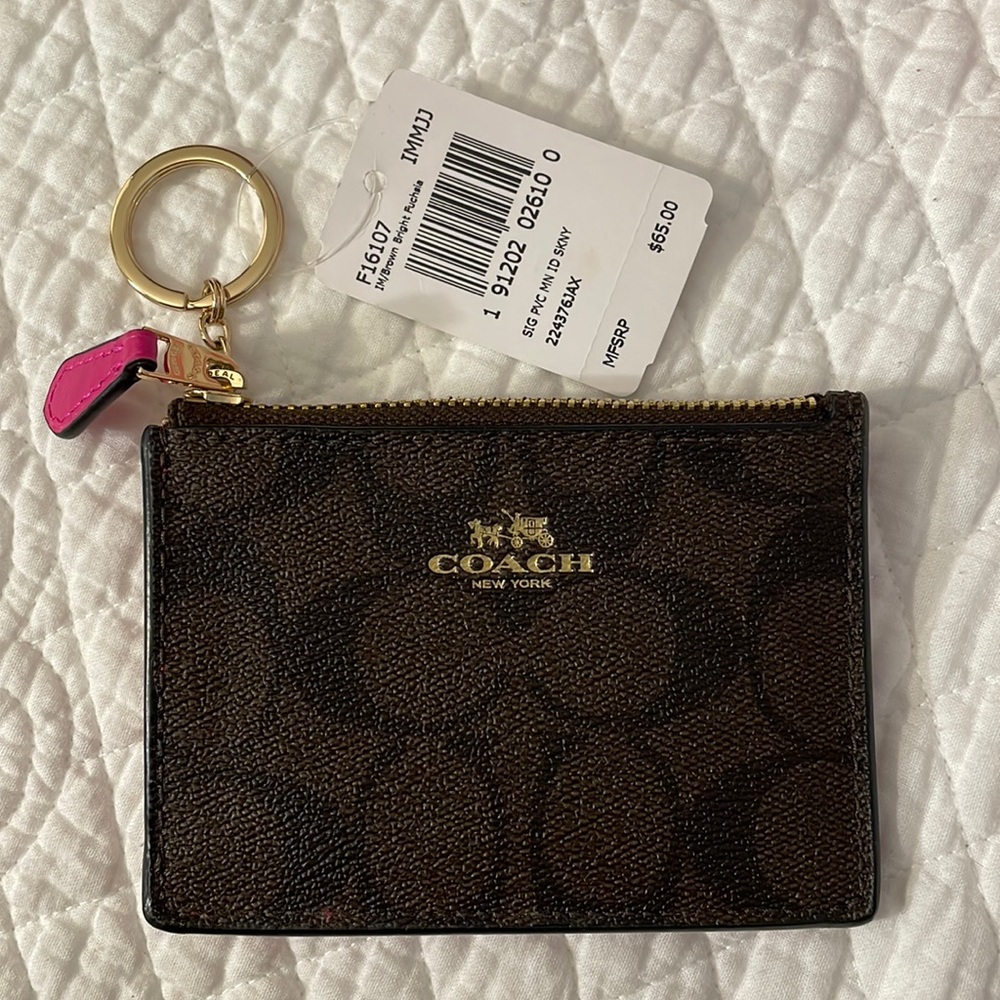 Coach Keychain Card Holder wallet
